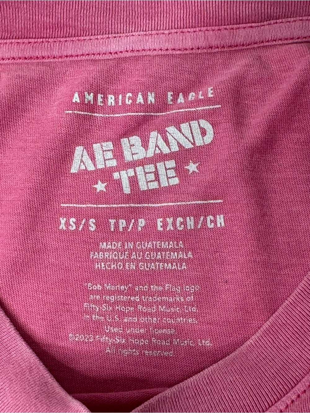 American Eagle Outfitters Pink AE Band Tee - Picture 8 of 8